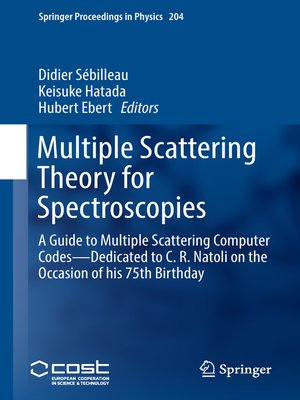 cover image of Multiple Scattering Theory for Spectroscopies